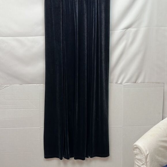 Blush Mark Dreaming of You French Blue Velvet Maxi Dress size 2X - Picture 3 of 16